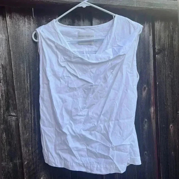 Stephan Schneider White Drape Top - Picture 3 of 4